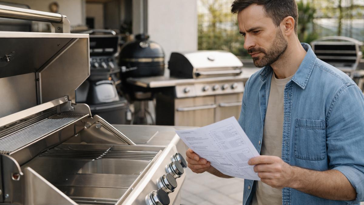 barbat gratar aer liber