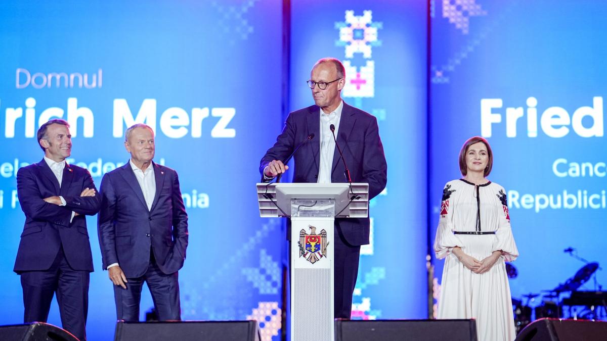 macron, tusk, merz si maia sandu