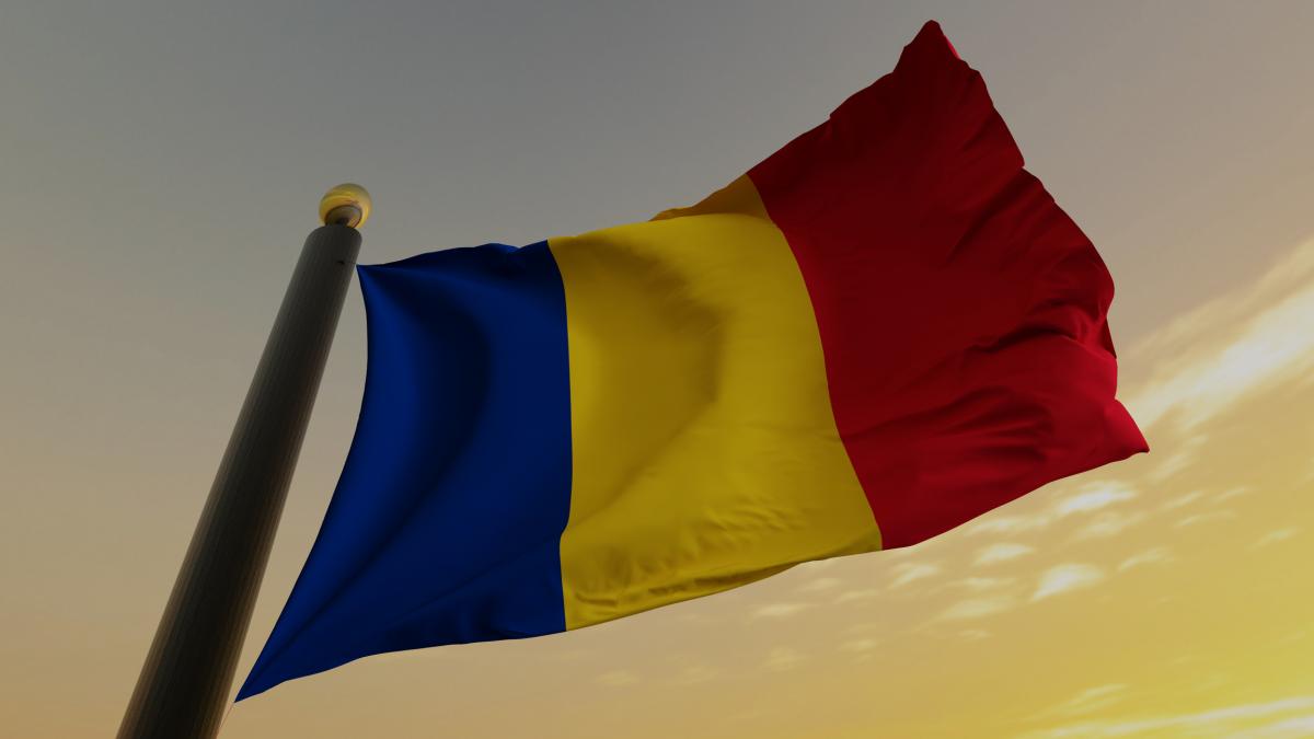poza cu steagul Romaniei