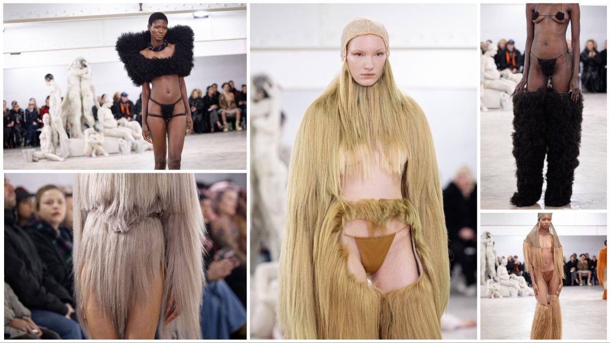 colectie haine par uman skins couture ss26 paris fashion week 28 ianuarie 2026 charlie le mindu