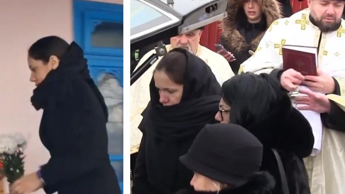 mirabela gradinaru a mers la inmormantarea bunicii sale fara nicusor dan