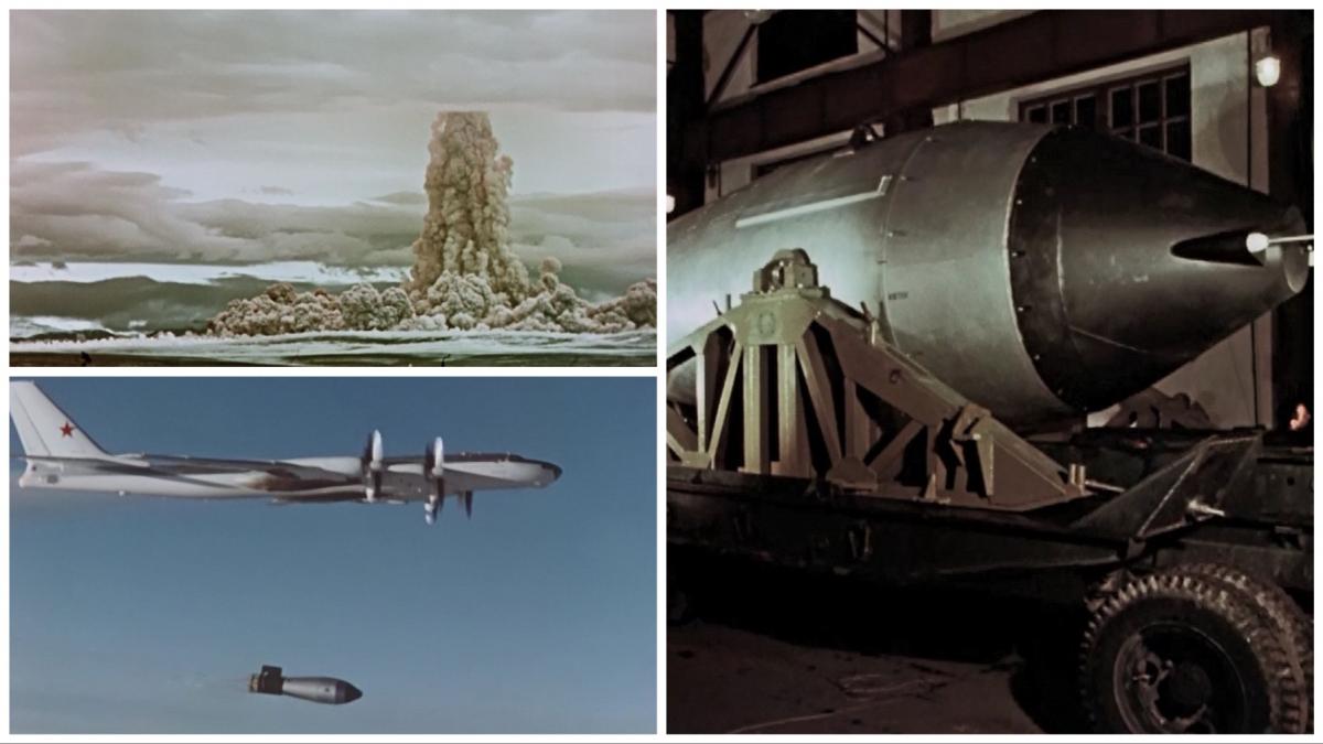 detonare test bomba tarului explozie nucleara urss rusia 1961 imagine desecretizata
