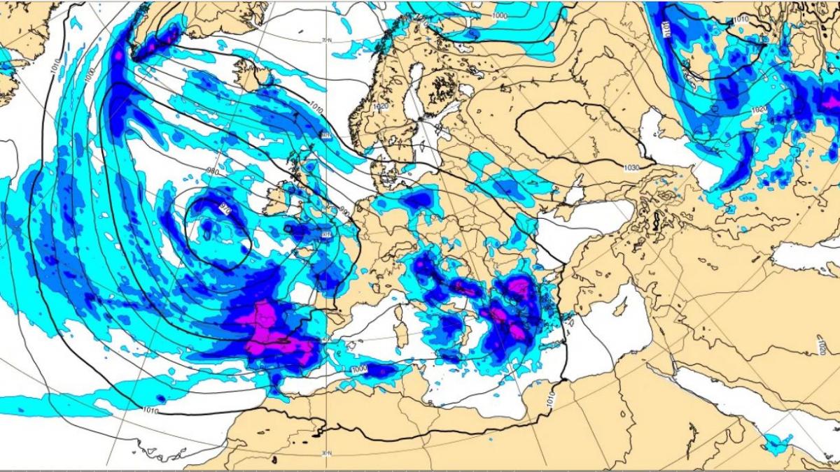 anm a anuntat cum s a format ciclonul leonardo care a facut ravagii in spania cum va influenta vremea si temperaturile din romania