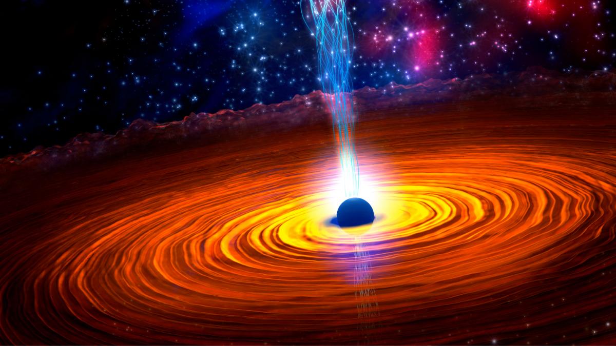 gaura neagra explozie supernova ilustratie