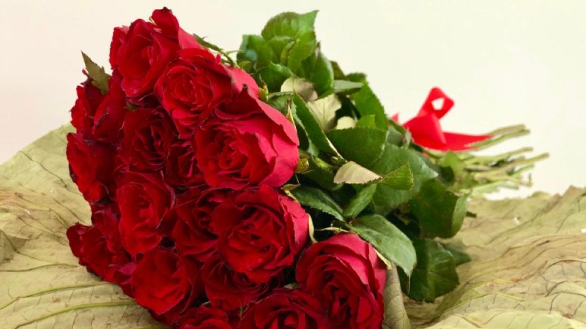 buchet de trandafiri