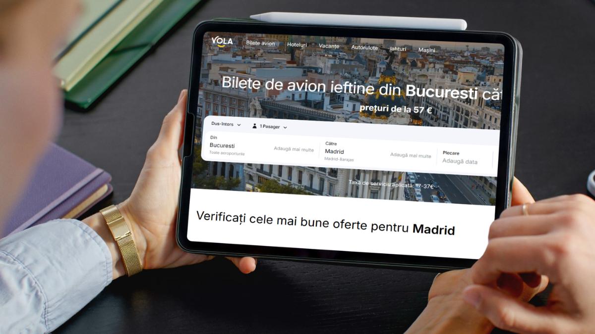 accesare site vola tableta