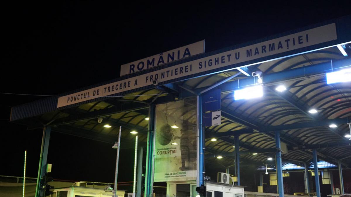 se introduc restrictii de trafic pana in aprilie intre romania si ucraina la punctul de trecere a frontierei de la sighetu marmatiei