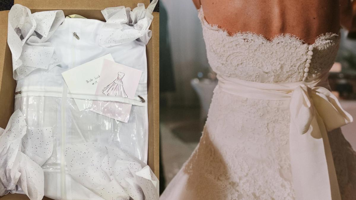 rochie de mireasa calatoare imprumut nunta sara blakely