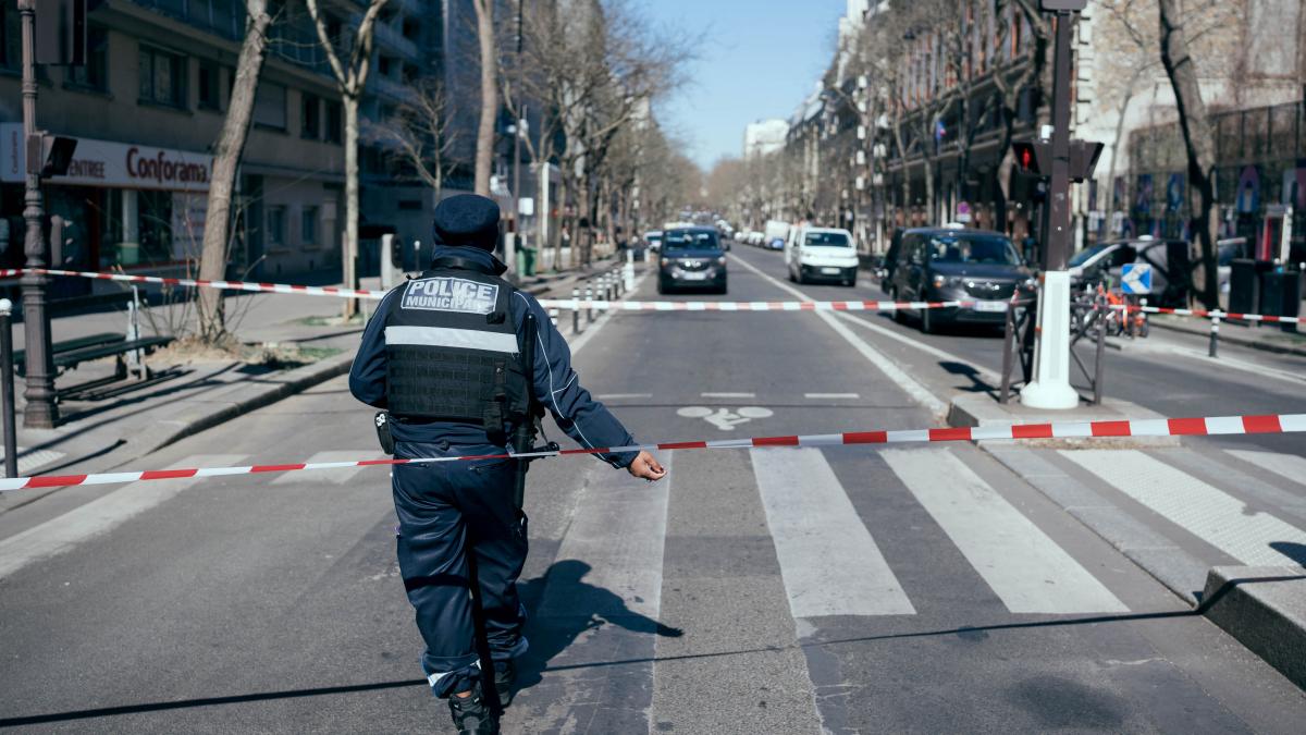 cordon politie Paris