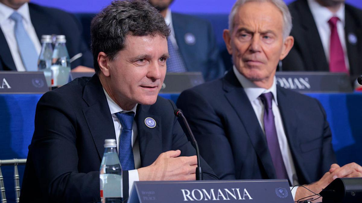 presedintele romaniei nicusor dan la consiliul pacii 19 februarie 2026