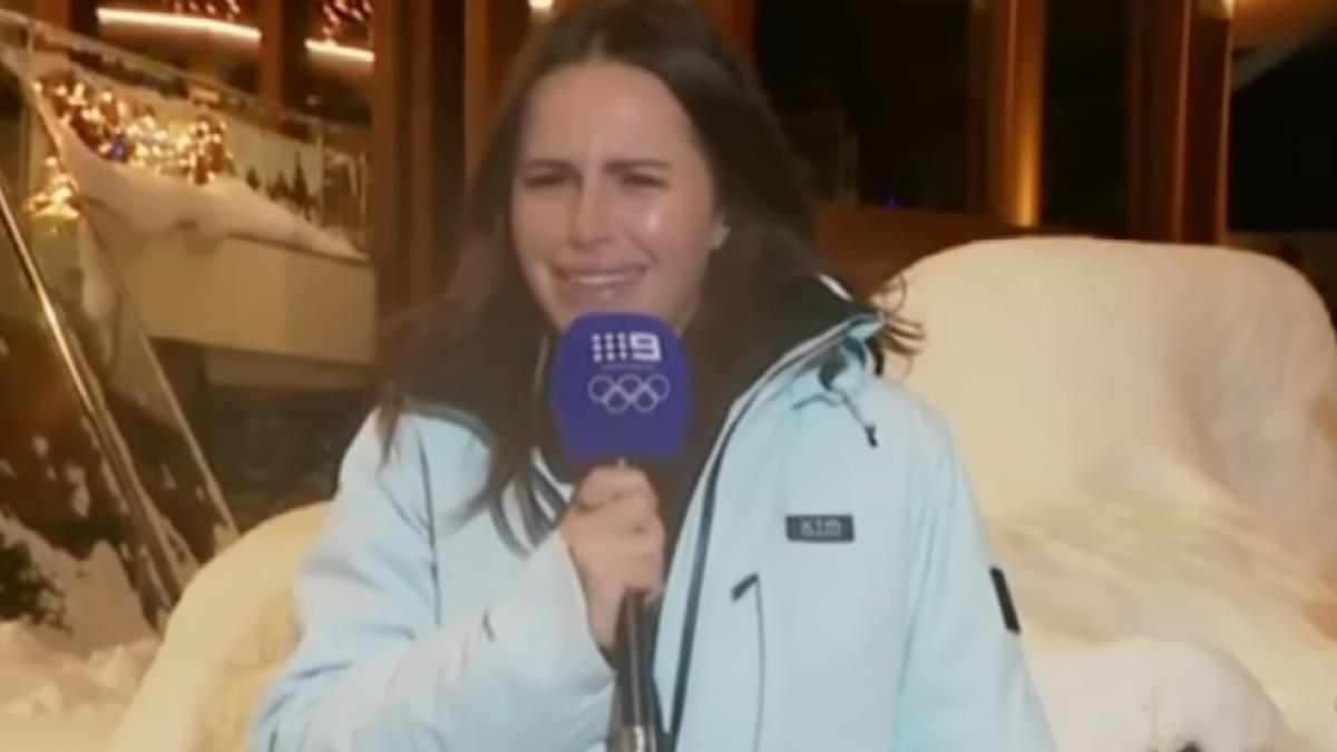 o prezentatoare tv si a cerut scuze pentru ca a baut alcool inainte de un live de la jocurile olimpice imaginile cu ea au ajuns virale