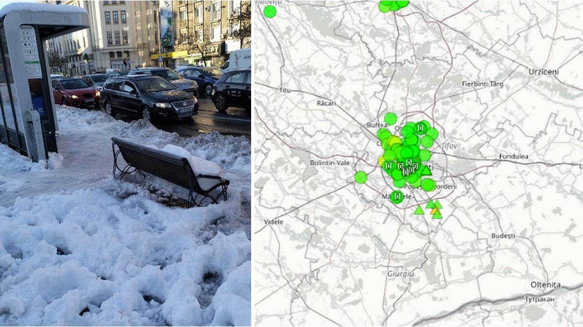 ninsorile abundente au curatat aerul din bucuresti minime istorice pentru pm2 5