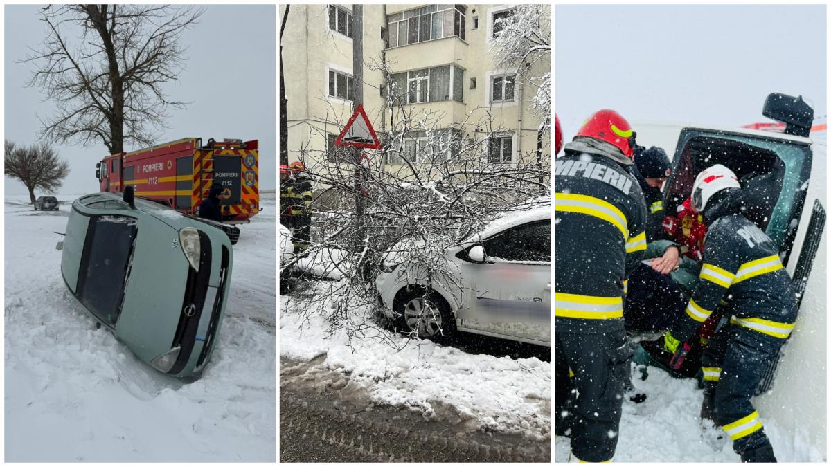 haos pe sosele dupa cel mai lung episod de ninsori din aceasta iarna drumuri inchise accidente in lant si nameti de jumatate de metru