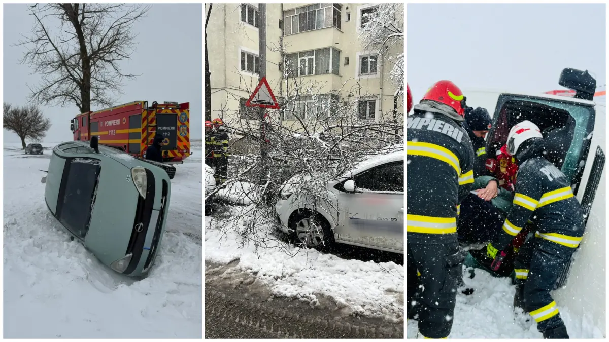 haos pe sosele dupa cel mai lung episod de ninsori din aceasta iarna drumuri inchise accidente in lant si nameti de jumatate de metru