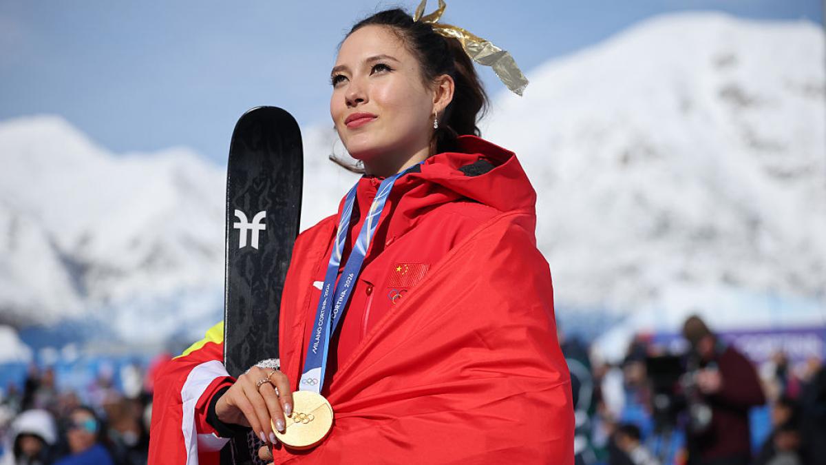 eileen gu i a adus un omagiu emotionant bunicii sale dupa ce a castigat medalia de aur la olimpiada sper ca am facut o mandra