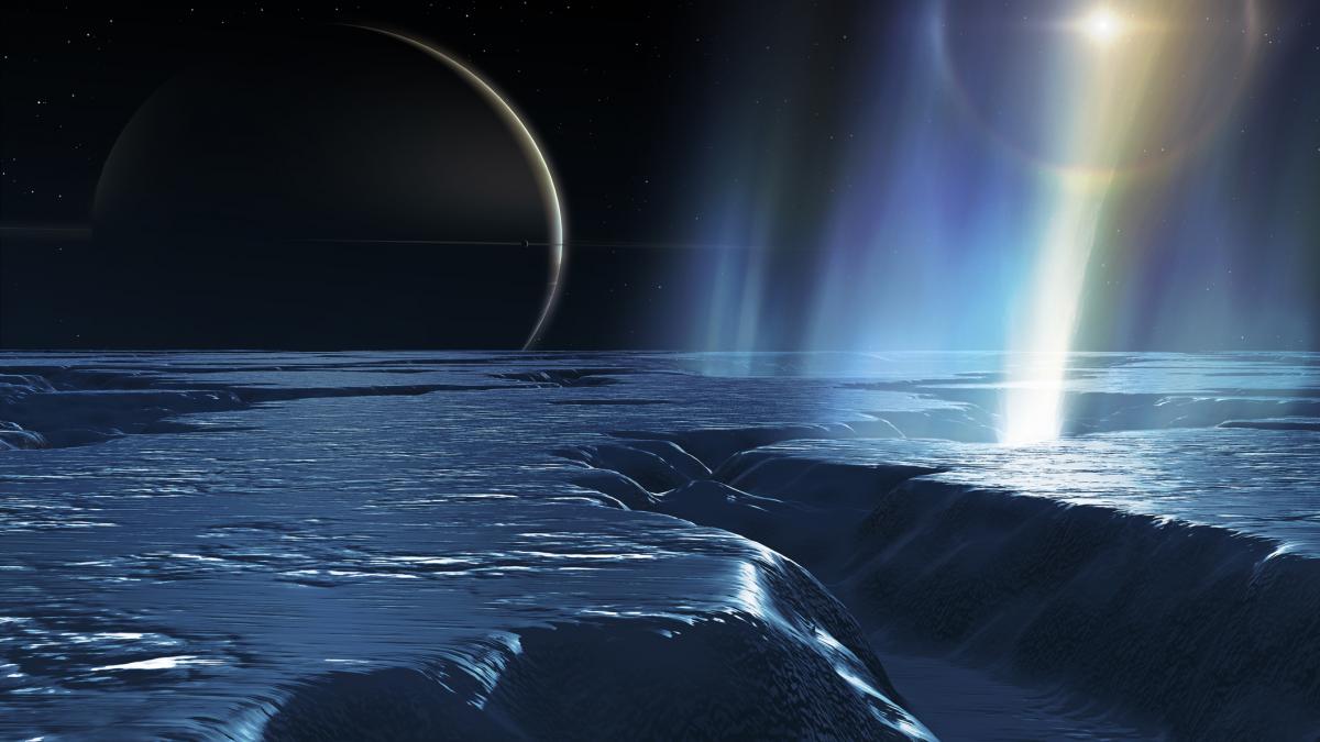 enceladus, luna îngheţată a lui saturn