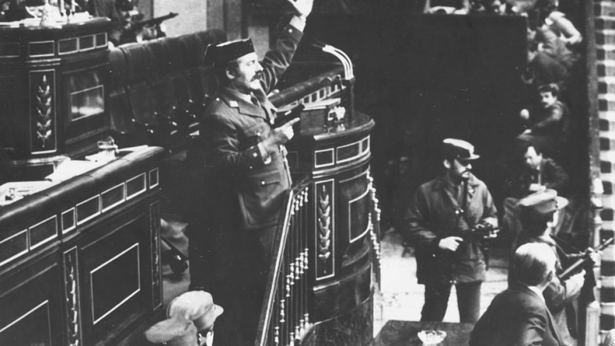 Antonio Tejero la tentativa de lovitură de stat din 1981, Spania