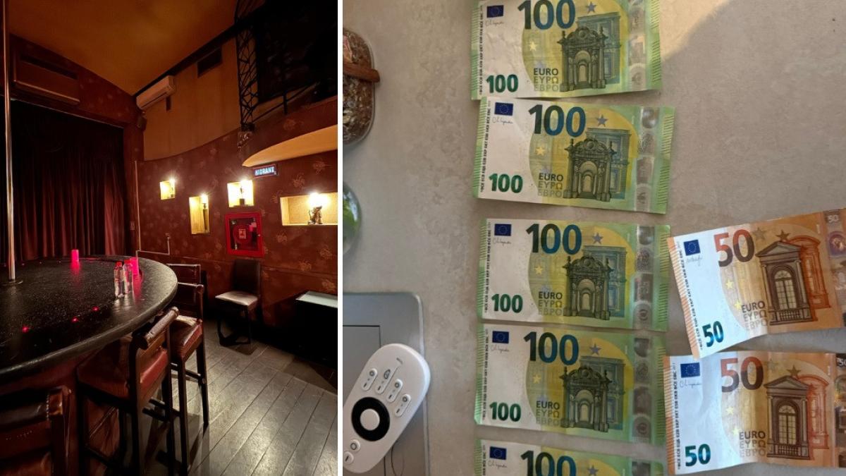 colaj 2 poze de la percheziţiile DIICOT la cubul Buddhist, situat în Sectorul 5 al Capitalei. Foto: Poliţia Română