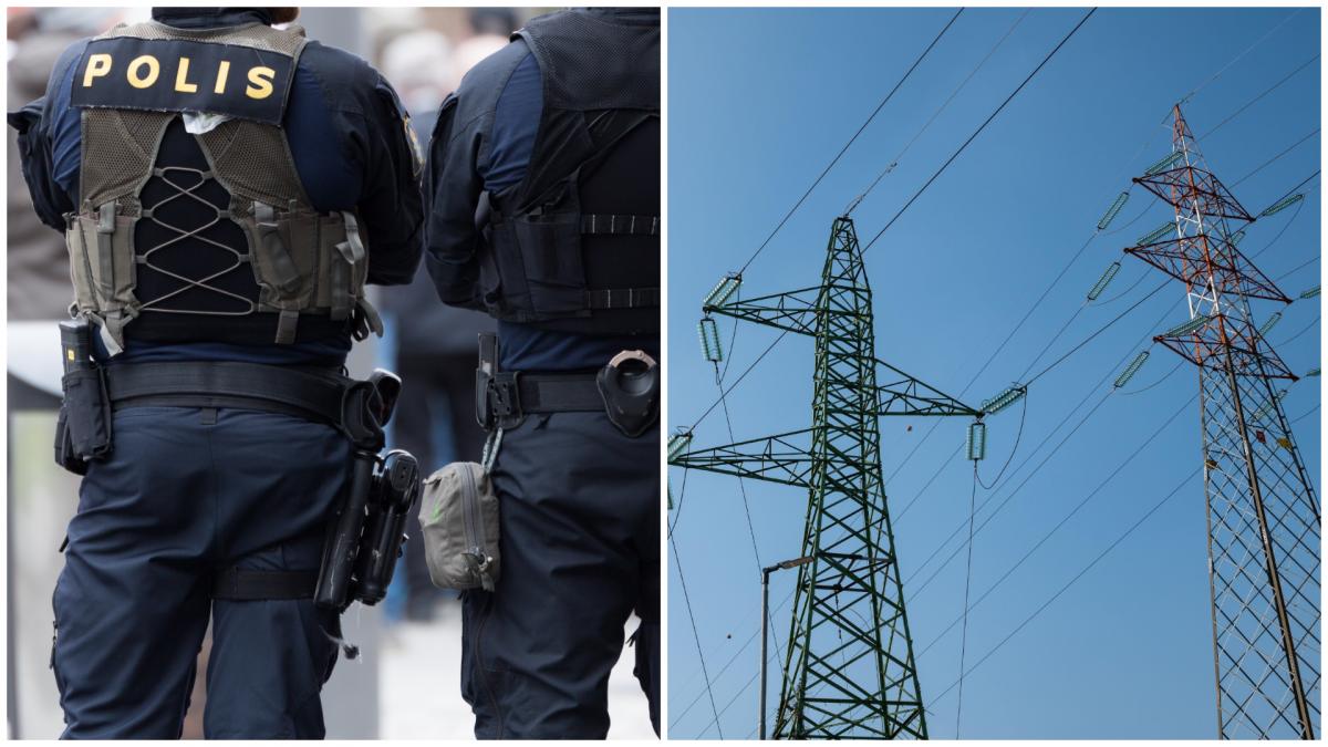 colaj politisti suedezi și turnuri de energie