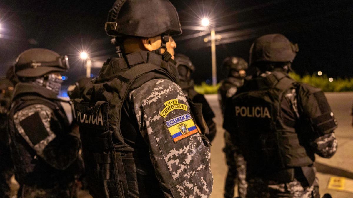 politie ecuador getty