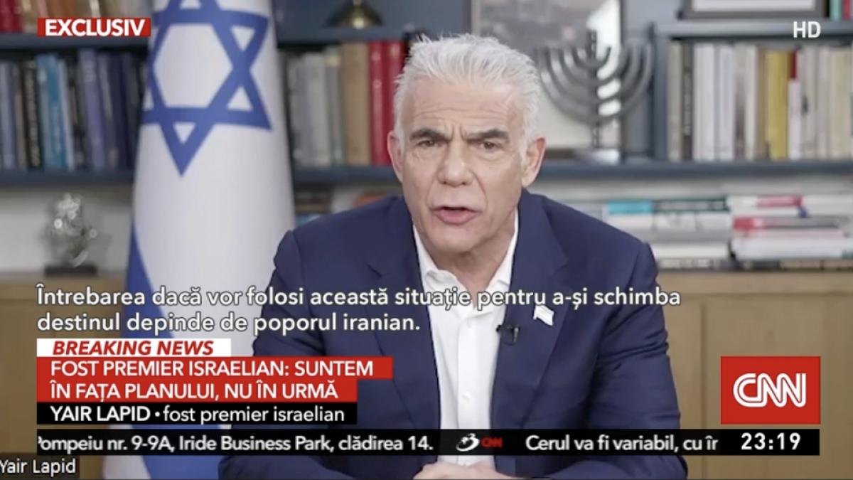 interviu fostul premier israelian yair lapid spune ca romania nu va deveni o tinta pentru iran ma indoiesc foarte mult