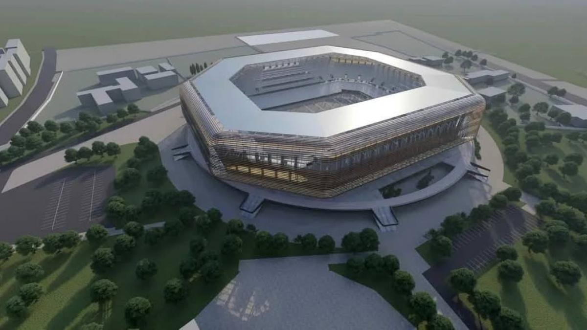 generare 3d stadion dan paltinisanu timisoara