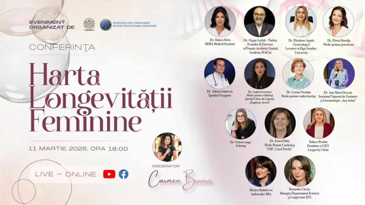 afla secretul care le ajuta pe femei sa traiasca mai mult la conferinta online harta longevitatii feminine incepe in cateva ore