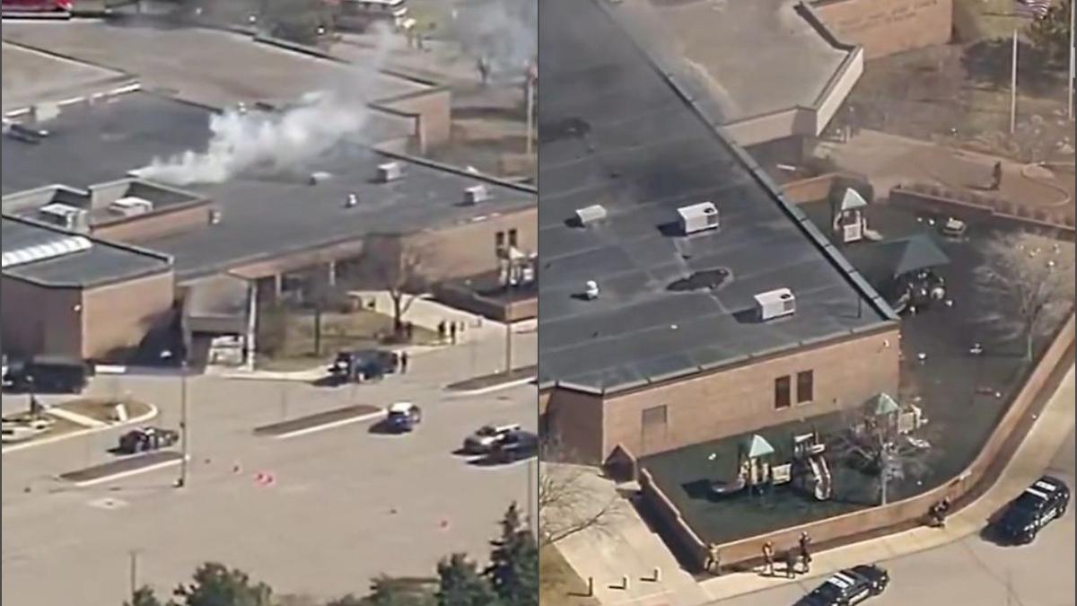 Imagini de la locul atacului din Michigan