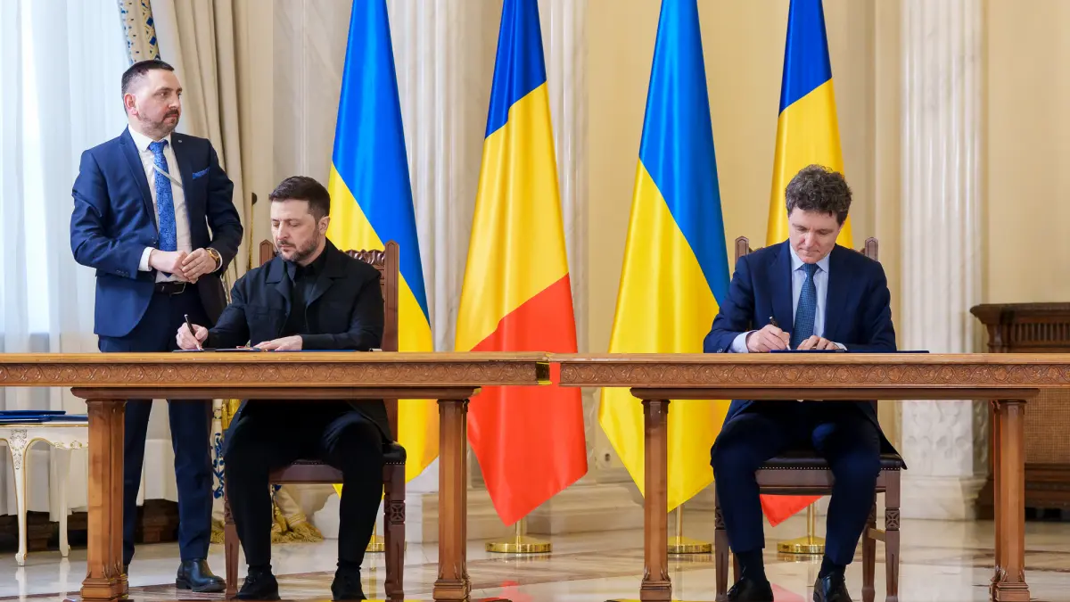 ce contine parteneriatul strategic romania ucraina documentele semnate de nicusor dan si volodimir zelenski