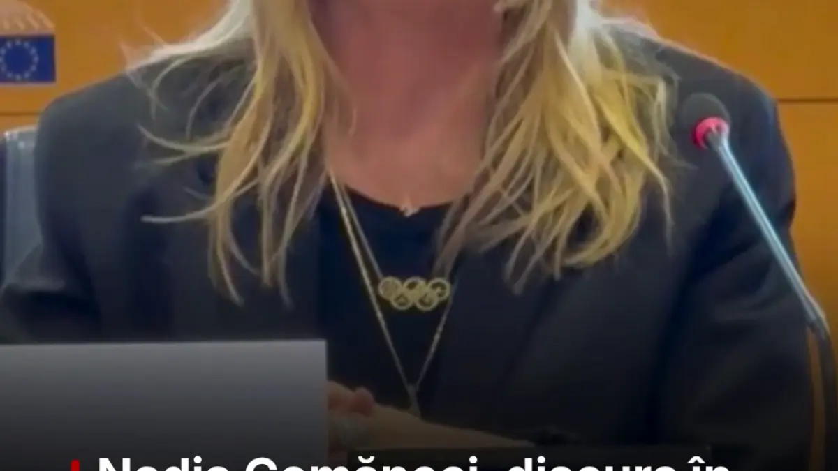 nadia comaneci discurs in fata europarlamentarilor s d si a oficialilor comisiei europene