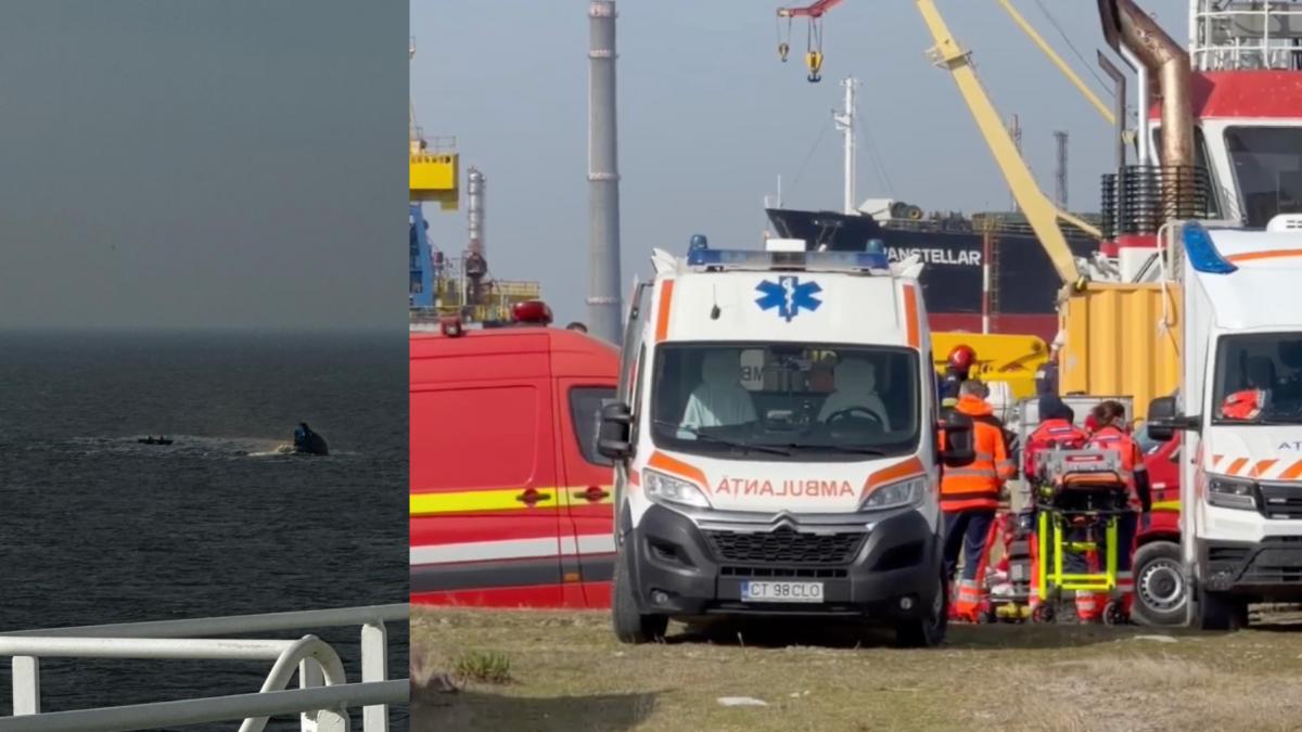accident naval grav in portul midia un remorcher s a scufundat un marinar a fost scos din apa in stop cardiac alti 4 sunt disparuti
