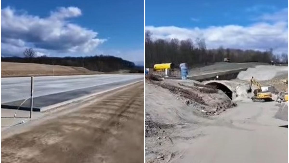 autostrada a1 lugoj deva sectiunea margina holdea gata 56 cnair se poate traversa cu masina galeria de pe sensul nadlac sibiu