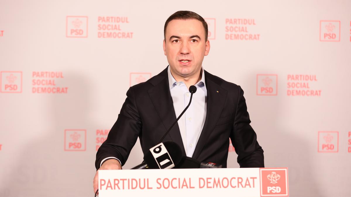 bogdan ivan conferinta de presa la sediul PSD