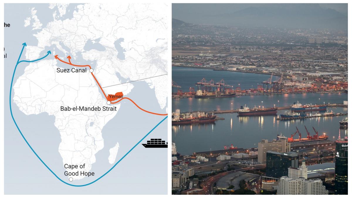 posibila resetare a fluxului mondial al marfurilor navele ar putea evita complet orientul mijlociu si vor ocoli africa spre europa