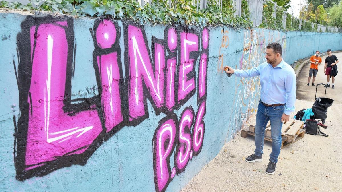 ciprian ciucu ii invit pe autorii de graffiti sa identificam locuri unde sa se poata exprima nu unde sa fie amendati