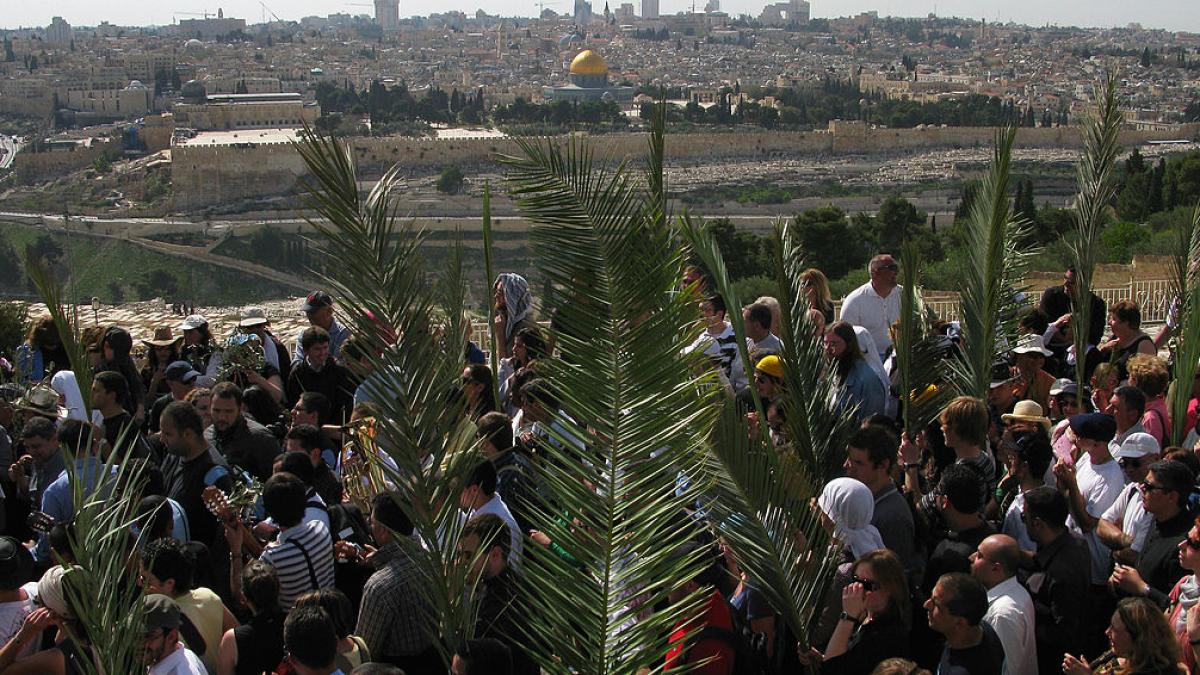la ierusalim nu se va mai sarbatori duminica floriilor din cauza razboiului cu iranul