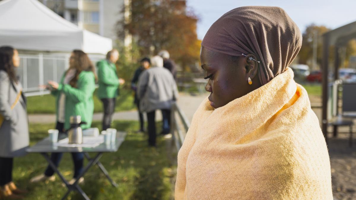 imigranta suedia cu voluntari 