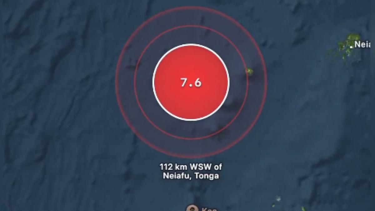 un cutremur de 7 6 s a produs in regiunea arhipelagului tonga