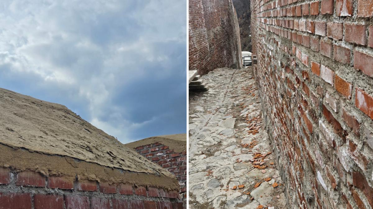 cetatea poenari se crapa si se cojeste la un an dupa restaurarea de 5 milioane de euro cum arata cel mai vizitat obiectiv din arges
