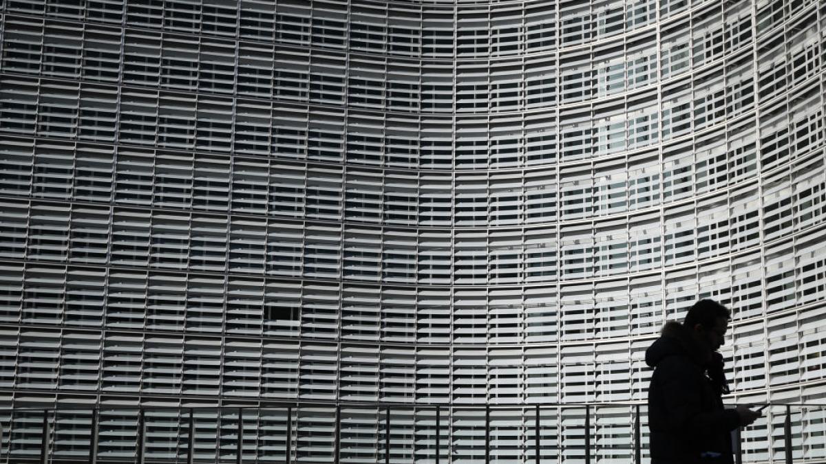 barbat in fata consiliului european