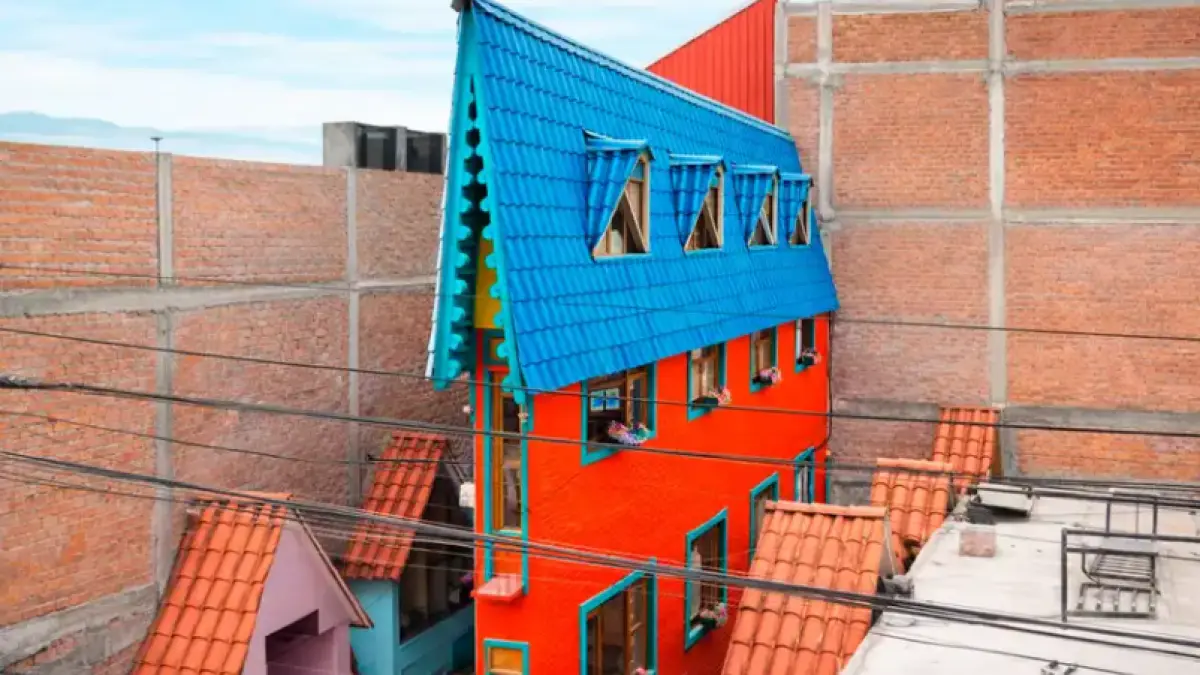 foto video cea mai ingusta casa din lume are doar 63 de centimetri latime