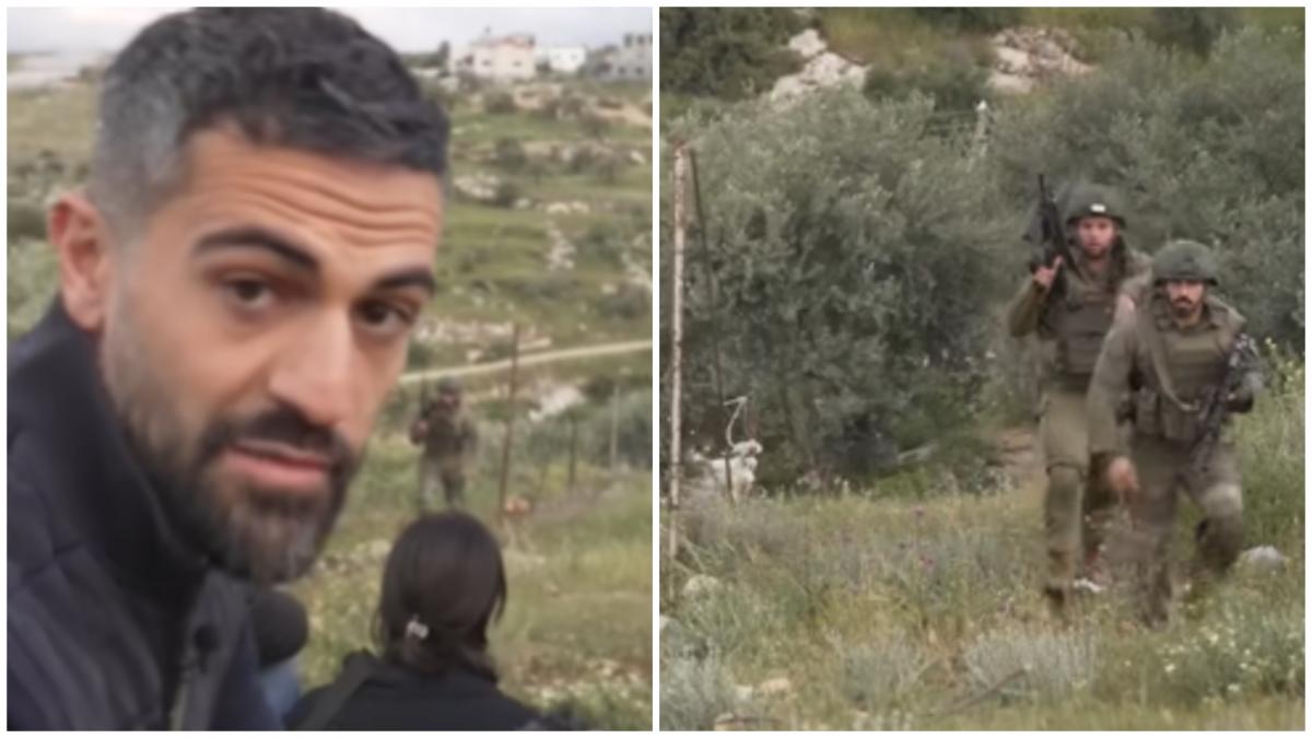 soldatii israelieni acuzati ca sunt violenti cu jurnalistii presa straina condamna detentia arbitrara a unei echipe cnn