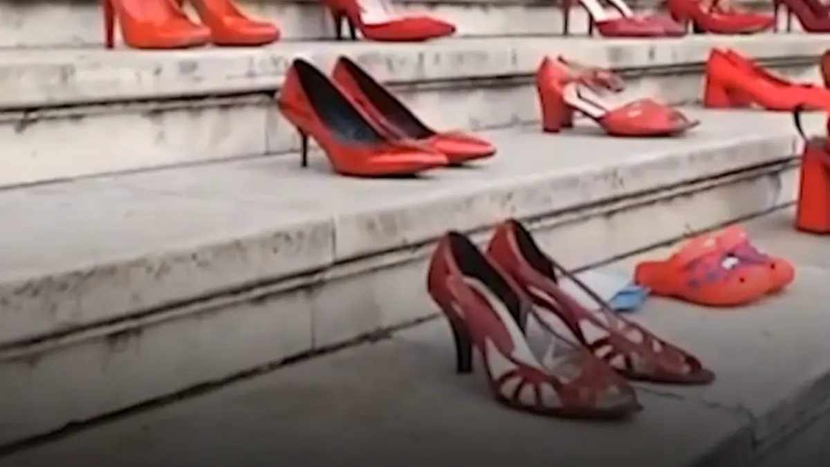 dragostea poarta pantofi rosii apel impotriva violentei domestice