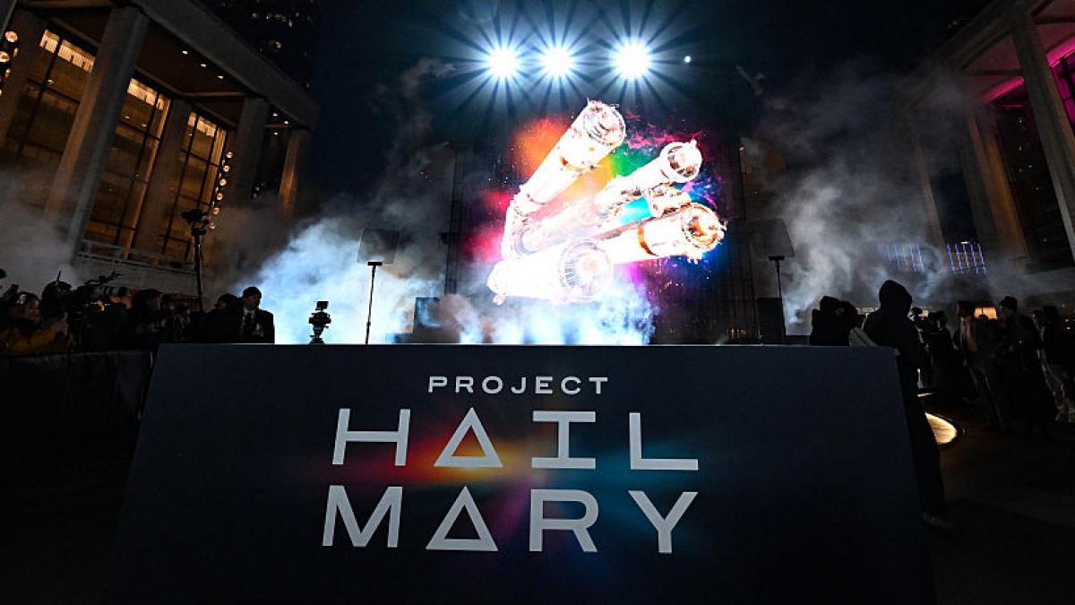 show de lumini la premiera project hail mary