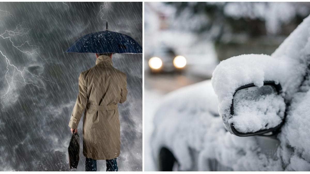 deborah a trecut ciclonul erminio loveste romania de joi pana sambata vijelii si ninsori in mare parte din tara