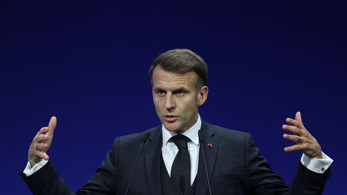 emmanuel macron getty