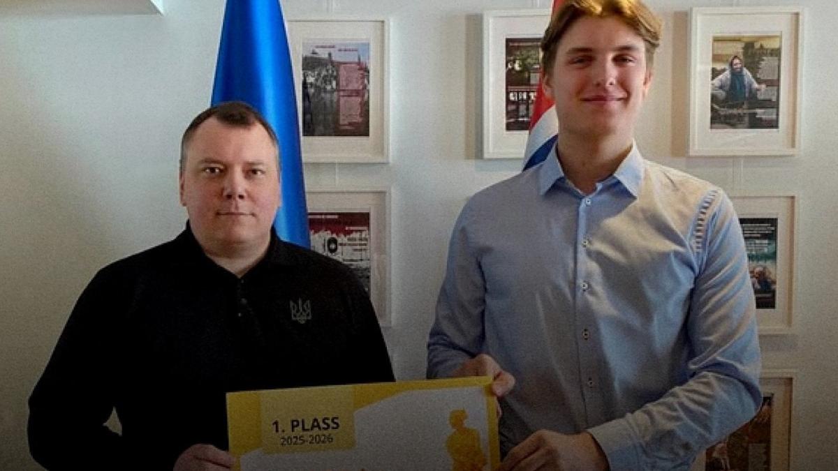 un tanar din norvegia a donat ucrainei premiul castigat la un concurs de matematica