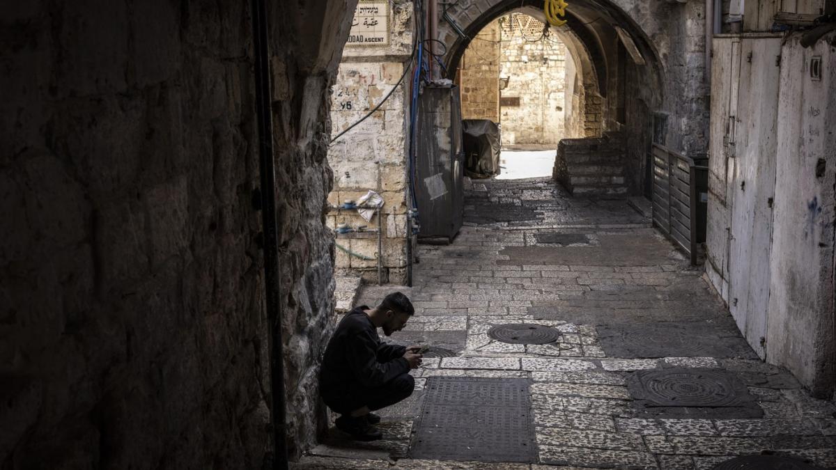 imagini ca in pandemie in ierusalim e saptamana mare dar orasul vechi e linistit si straniu de gol