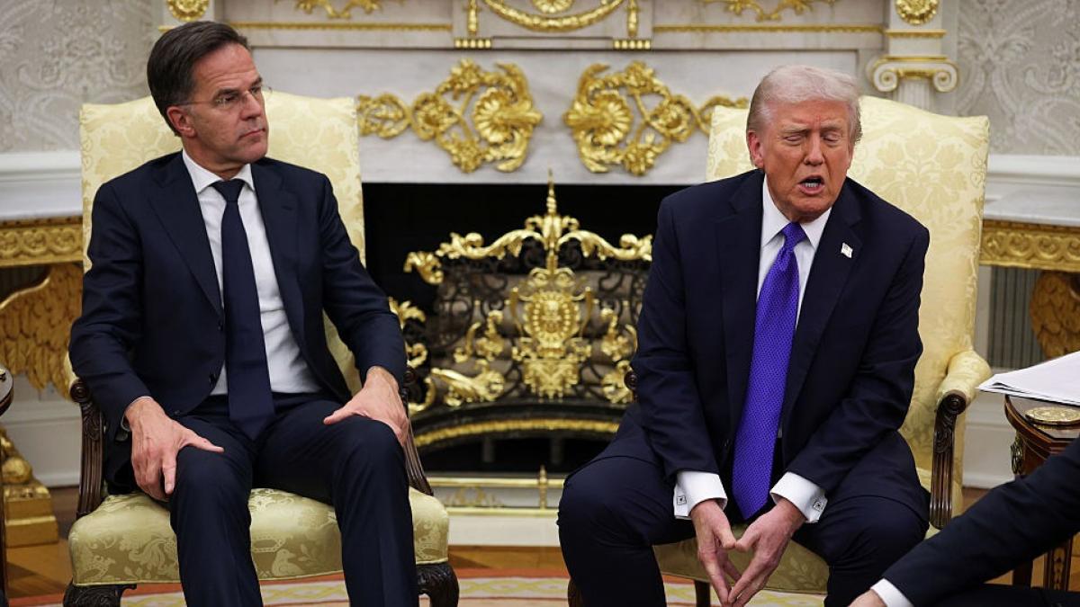 donald trump mark rutte getty