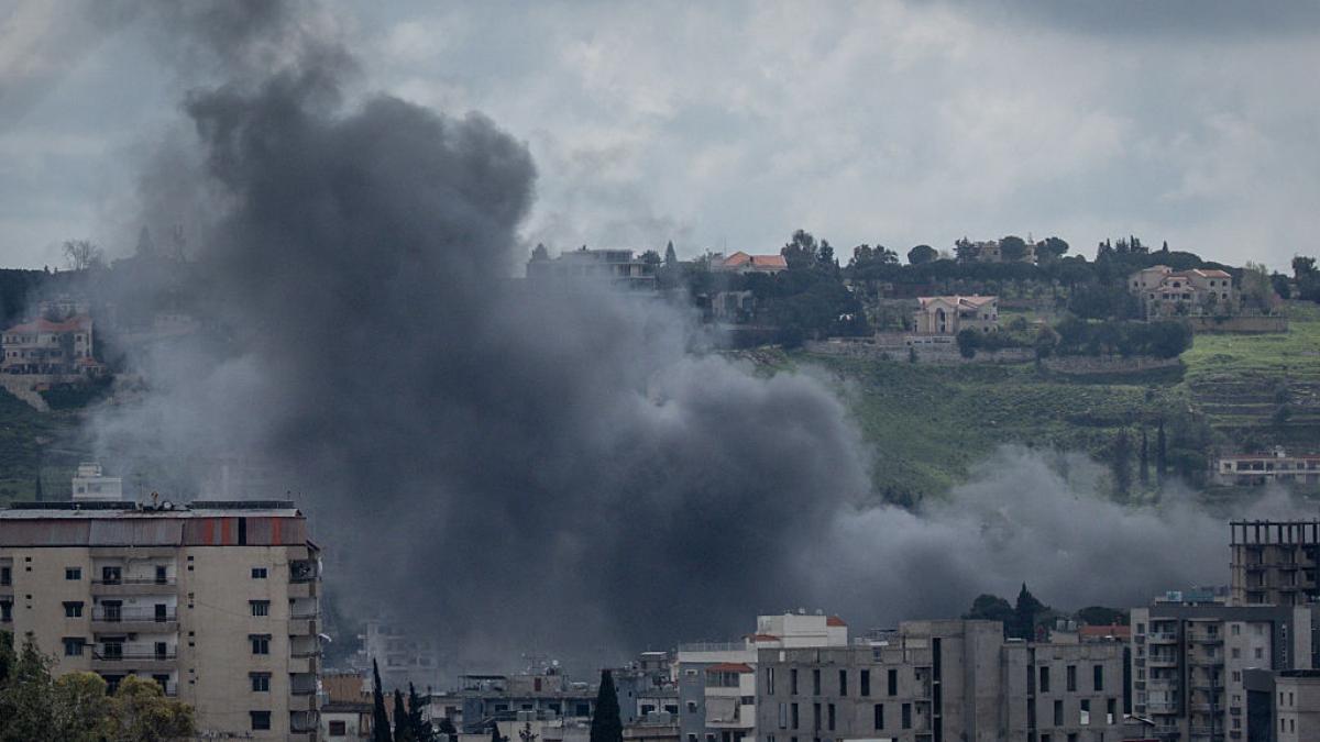 Bombardament Israel Liban Nabatieh Getty